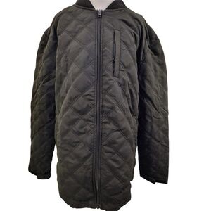 Men's Quilted Black Puffer Jacket